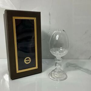 GS Glass Pedestal Egg Bud Vase